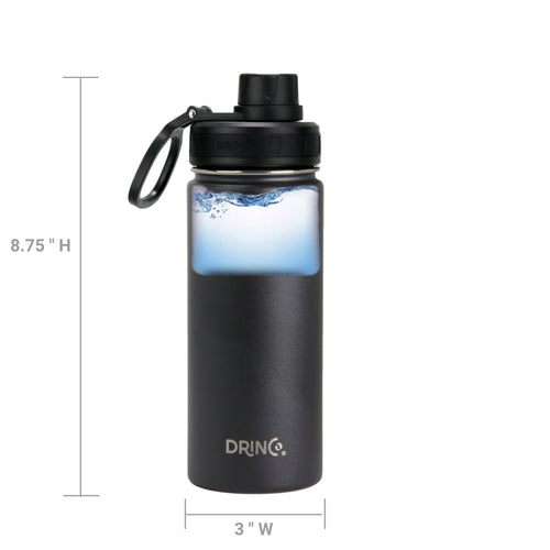 DRINCO® 22oz Stainless Steel Sport Water Bottle - Deep Purple